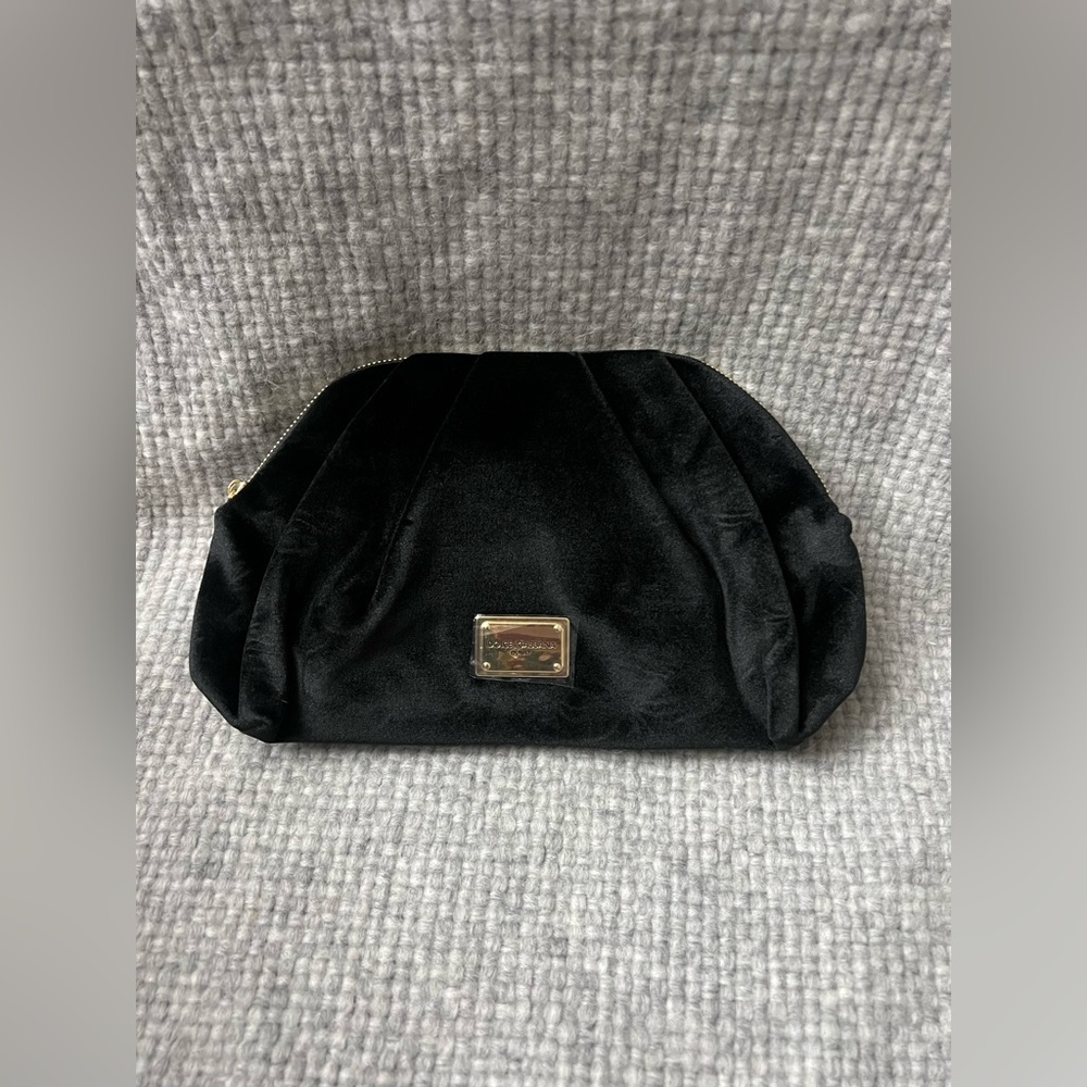 Dolce & Gabbana Beauty (Black Velvet) Cosmetic / Makeup Bag